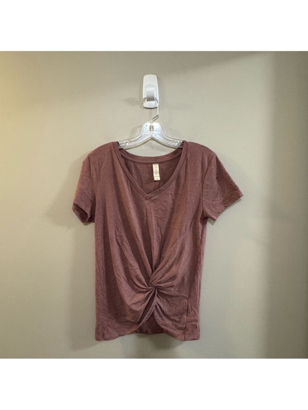 Altar'd State Pink Tie Front T-Shirt